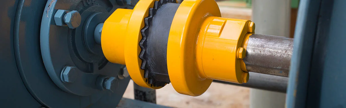 Acoplamiento elástico amarillo industrial: acoplamientos para transmisión de potencia