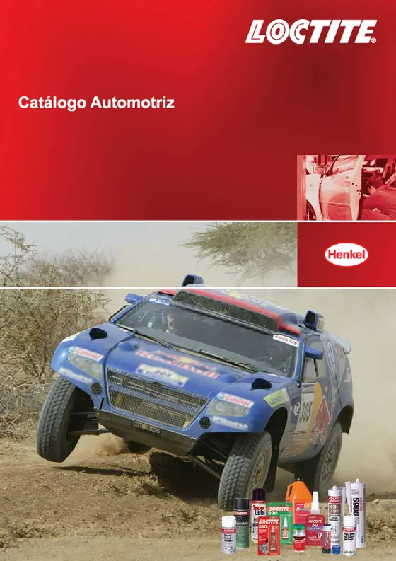 Portada del catálogo Loctite AAM
